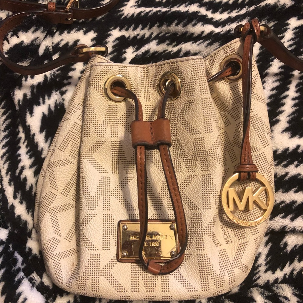 Micheal Kors Mini drawstring bag